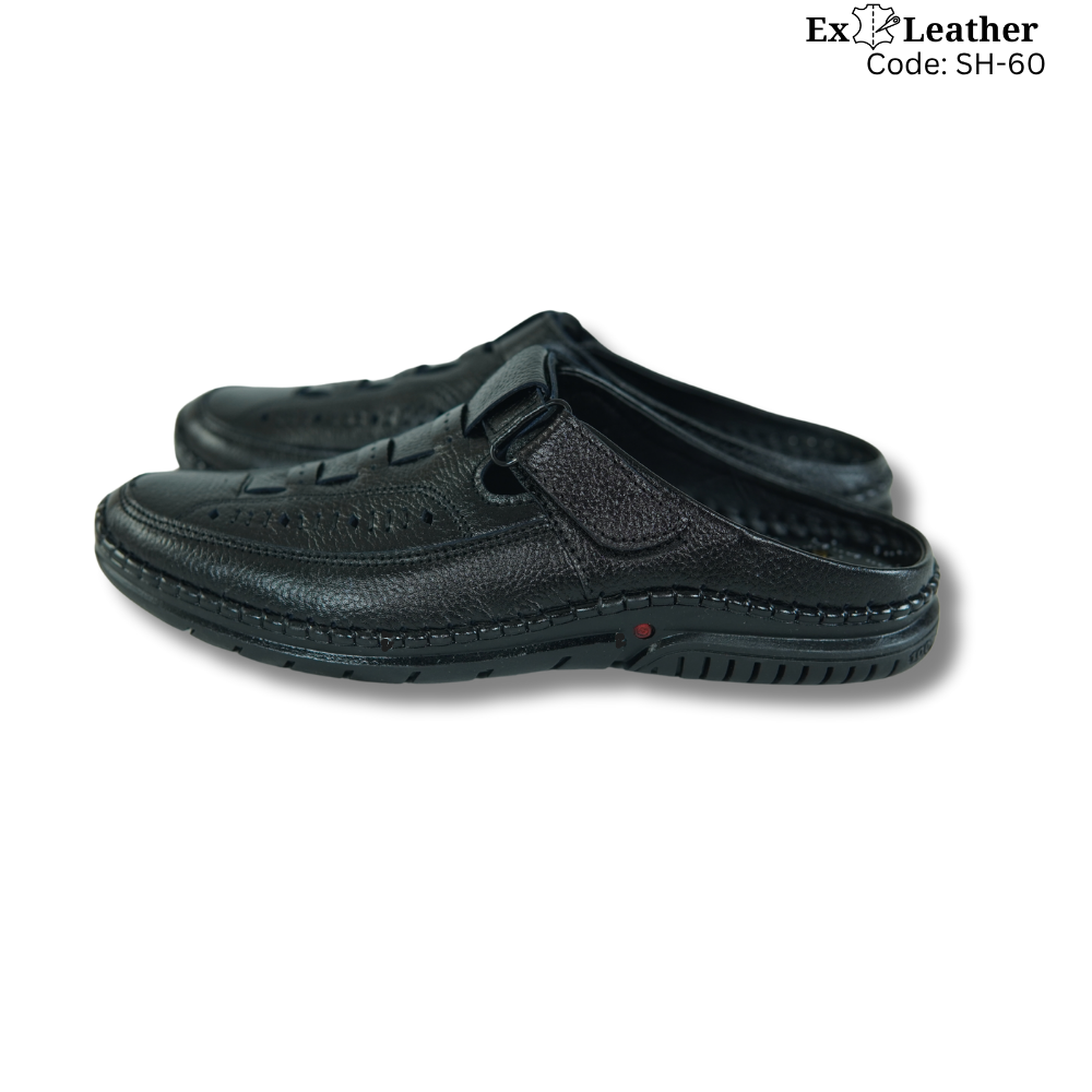 Premium Half Sacchi Shoes-[SH-60]-Black