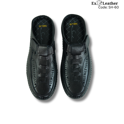 Premium Half Sacchi Shoes-[SH-60]-Black