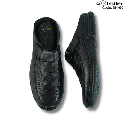 Premium Half Sacchi Shoes-[SH-60]-Black